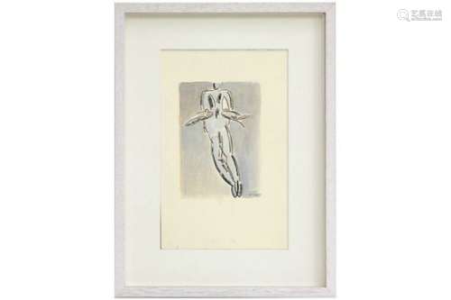 VAN GEEST ARIE (° 1948) aquarel : 