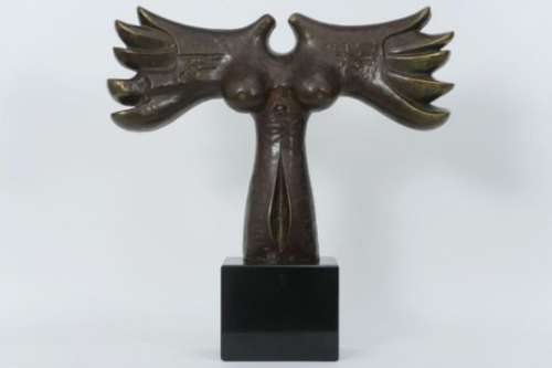 MONTEYNE ROLAND (1932 - 1993) sculptuur in brons getiteld 