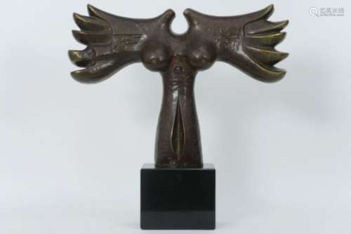 MONTEYNE ROLAND (1932 - 1993) sculptuur in brons getiteld 