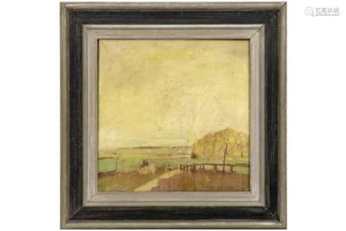 HUSNER PAUL (° 1942) olieverfschilderij op doek : 