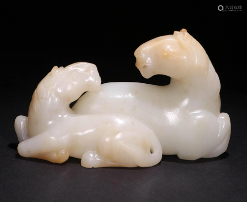 A JADE FIGURINE