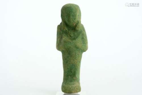 OUD-EGYPTE - 21°/22° dynastie - 1075 tot 839BC zgn ushabti in geglazuurd [...]