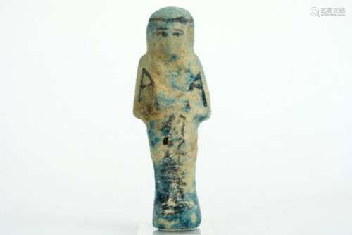 OUD-EGYPTE - 21°/22° dynastie - 1075 tot 839BC zgn ushabti in geglazuurd [...]