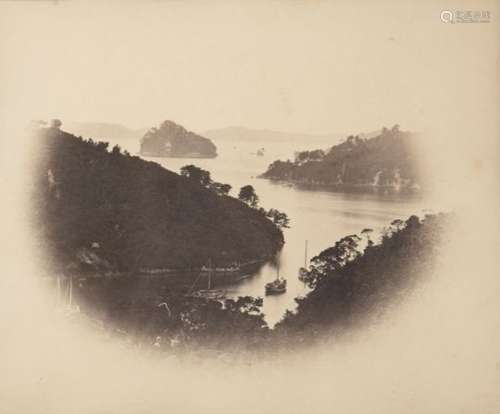 John Thomson (1837-1921), photograph of Hong Kong coastline, 16cm x 19cm Provenance: Purchased