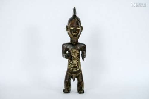 AFRIKA - KONGO - ca 1930 typische vooroudersculptuur van de 