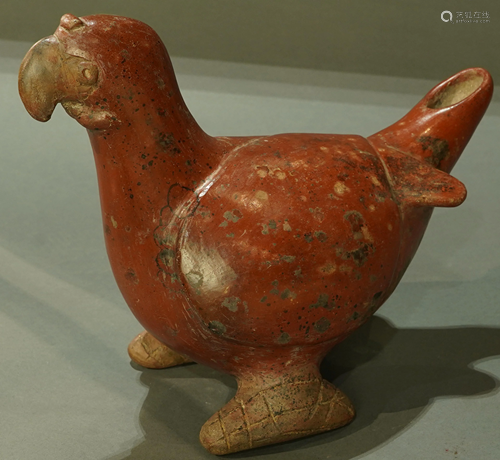 Colima, West Mexico parrot effigy vessel 200bc-…