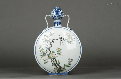 A Chinese underglaze Blue and Fami…