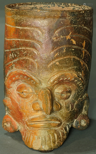 Plumbate-ware head vase Guatemala Fire God …