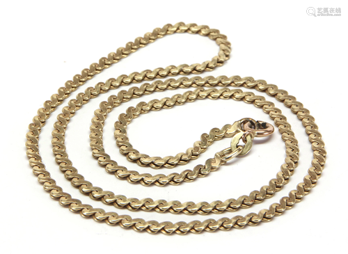 14k yellow gold neck chain