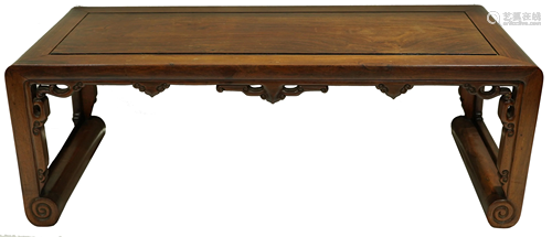 A Chinese Hardwood Low Table