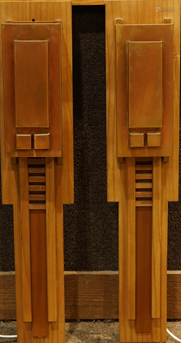 A Pair of Arts and Crafts style wall sconces …