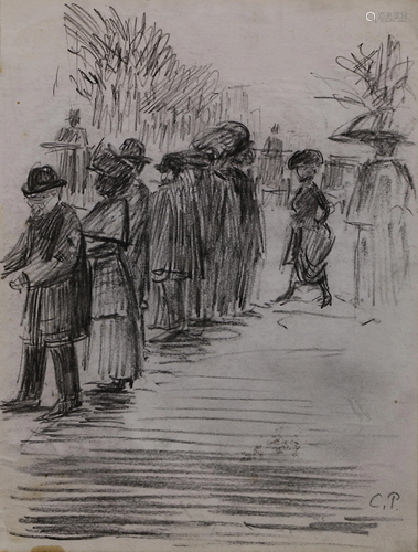 Work on Paper, Attributed to Camille Pissarro