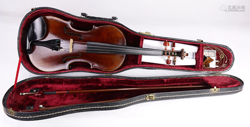 Antique German violin with Franz Diener F…