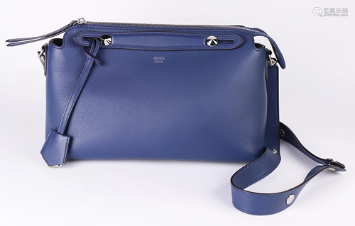 Fendi small Navy Blue calfskin By The Way …