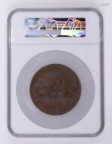 Bronze medal circa 1820 65mm diameter Cap…