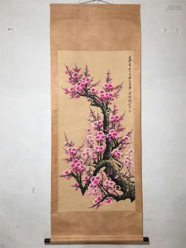 A Chinese Scroll Painting, Guan Shanyue Mark