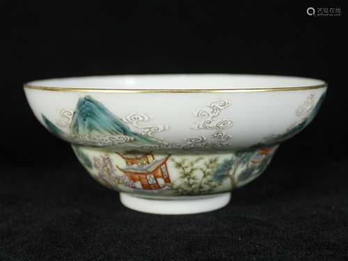 A Chinese Famille-Rose Porcelain Bowl