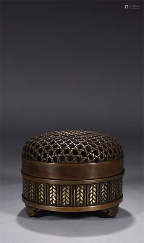 A Chinese Bronze Incense Burner