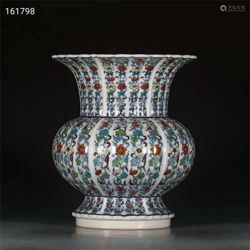 A Chinese Dou-Cai Porcelain Pot