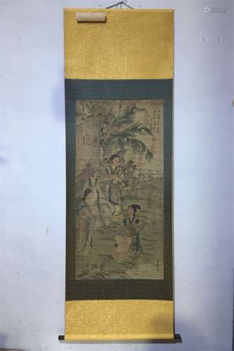 A Chinese Scroll Painting, Huang Jucai Mark