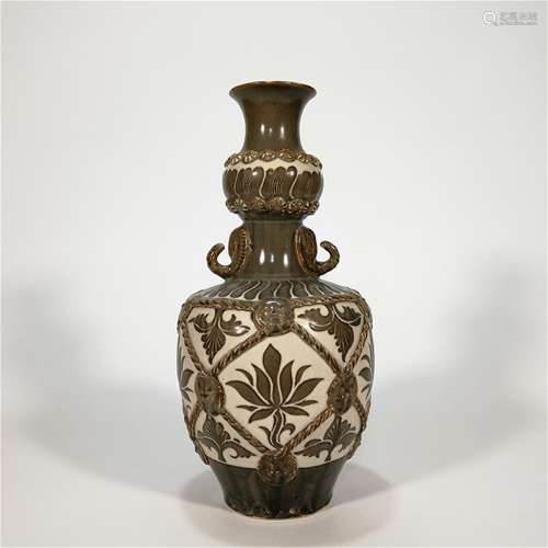 A Chinese Cizhou-Type Glazed Porcelain Vase