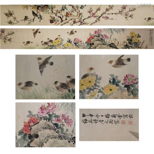 CHINESE PAINTING OF BIRDS AND FLOWERS, MEI LANFANG
