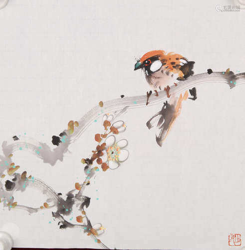 A Chinese Flower&bird Painting, Zhao Shao'ang Mark