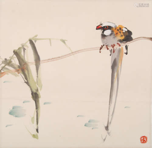 A Chinese Flower&bird Painting, Zhao Shao'ang Mark