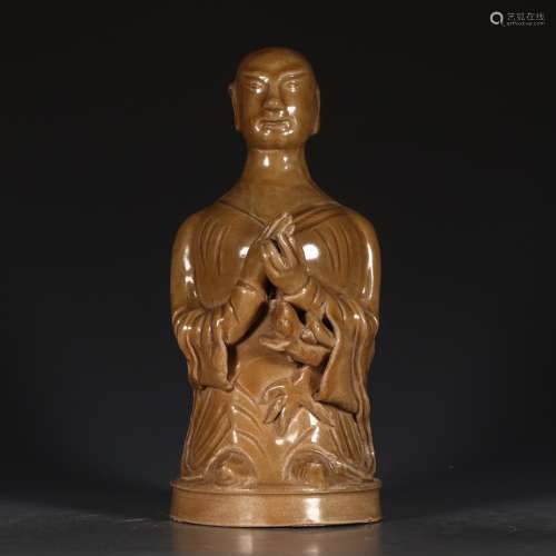A Chinese Yue Kiln Porcelain Figure Statue