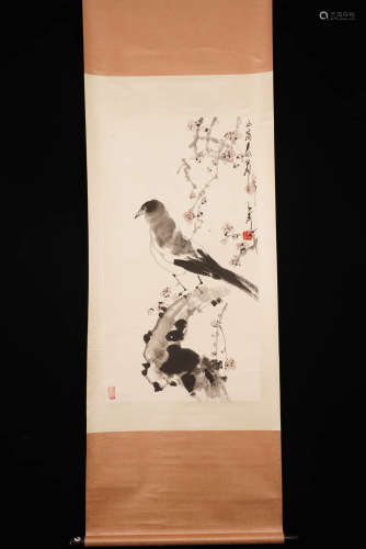 A Chinese Flower&bird Painting, Wang Ziwu Mark