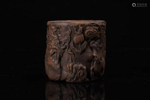 A Chinese Carved Eaglewood