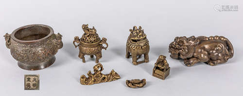 Group of Japanese Bronze-wares