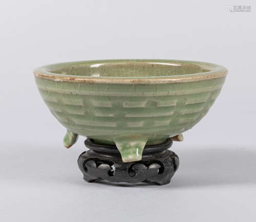 Chinese Longquan Celadon Porcelain Incense Burner