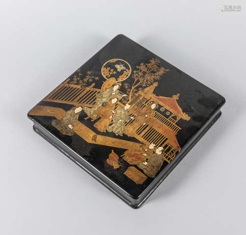 Japanese Old Gilt Lacquer Box