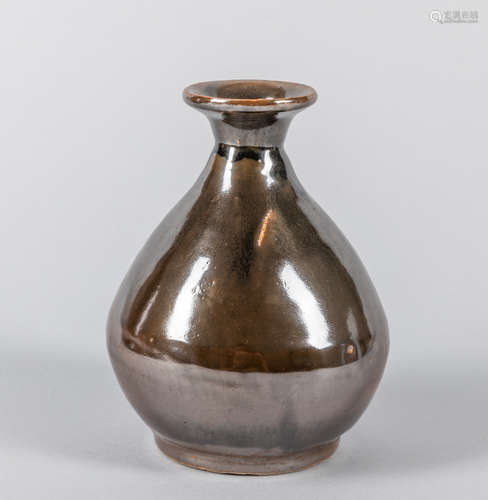 Chinese Old Brown Glazed Porcelain Vase