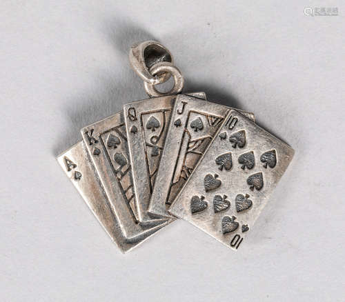 Collectible Sterling Silver Pendant Poker