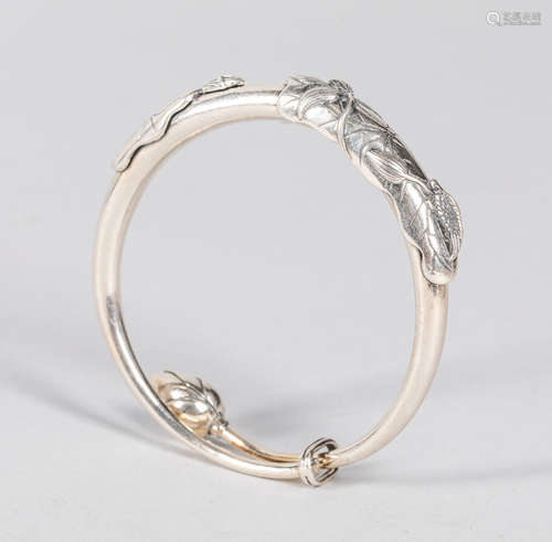 Chinese Silver Bangle