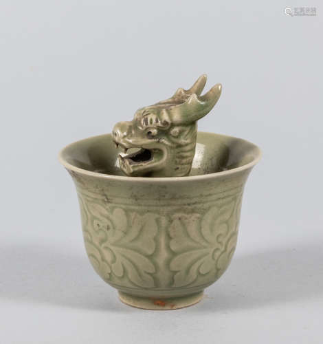 Chinese Longquan Porcelain Dragon Cup