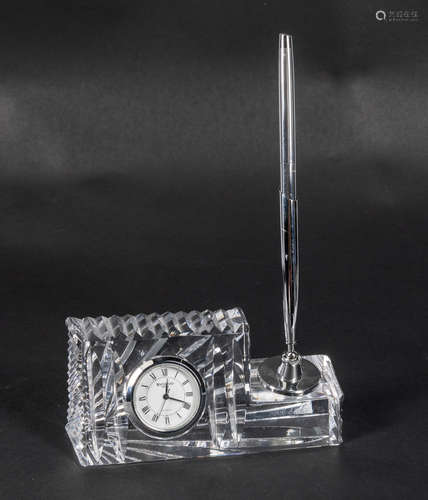 Collectible Vintage Waterford Crystal Desk Clock