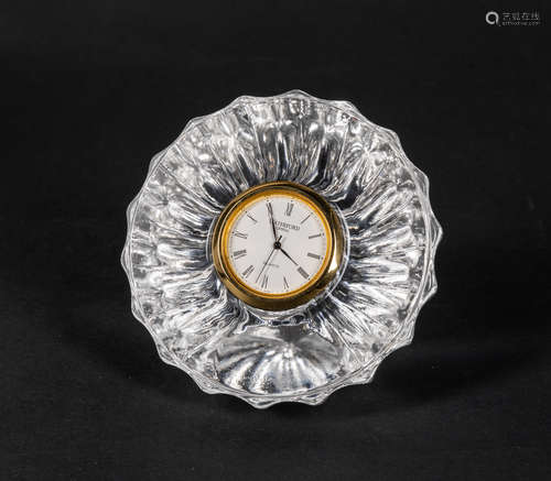 Collectible Vintage Waterford Crystal Desk Clock