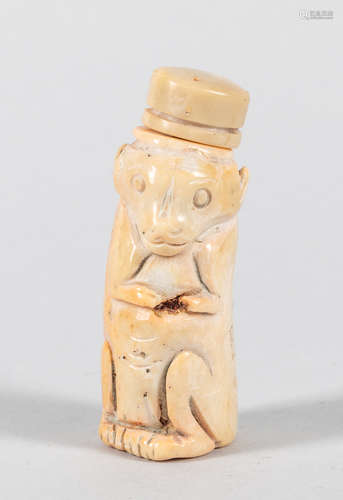 Chinese Carved Coral Like Snuff Bottle