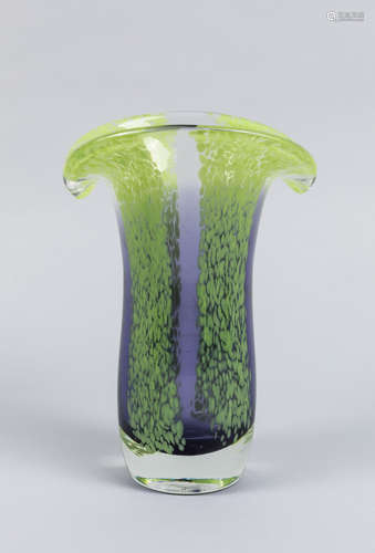 Vintage Murano Style Art Glass Vase