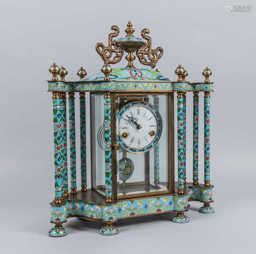 Collectible Cloisonné Clock