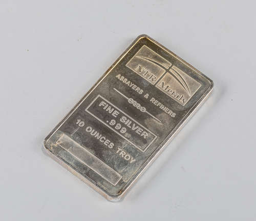 10 Troy Oz. Fine Silver Bar