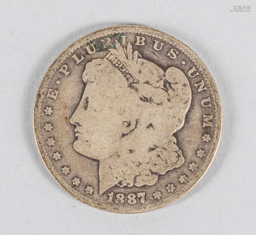 1887S US AntiqueMorgan Silver Dollar Coins