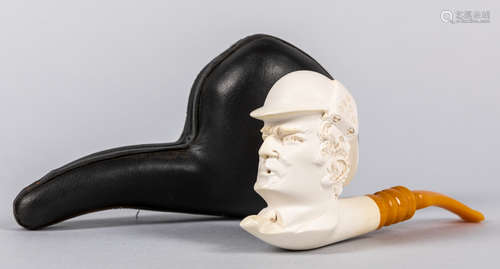 Meerschaum Carved Pipe