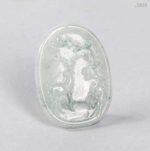 Hong Kong Export Jade Jadeite Carving