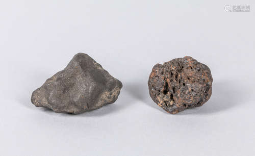 Group Of Meteorite Stones.