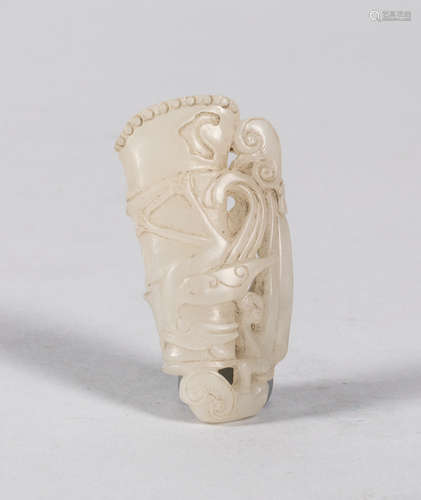 Chinese White Jade Carving