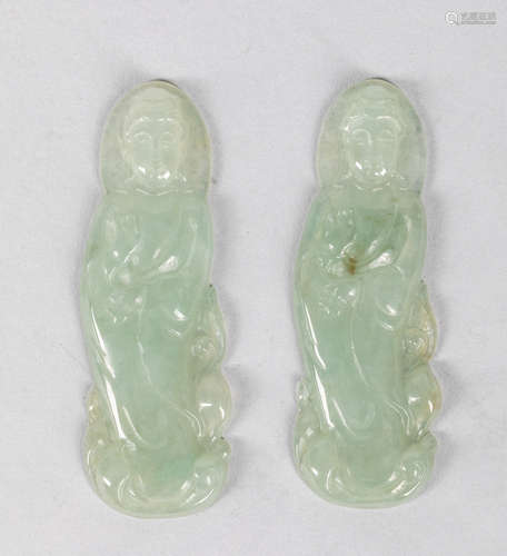 Hong Kong Export Jade Jadeite Toggles